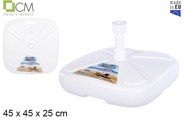 Base per ombrellone in plastica