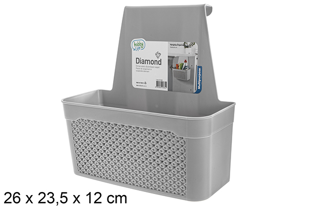 Plastic hanging organizer basket