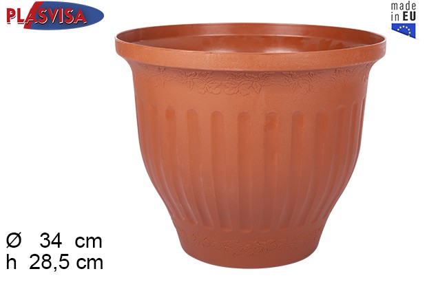 [102969] Vaso in plastica Reina grande 35 cm