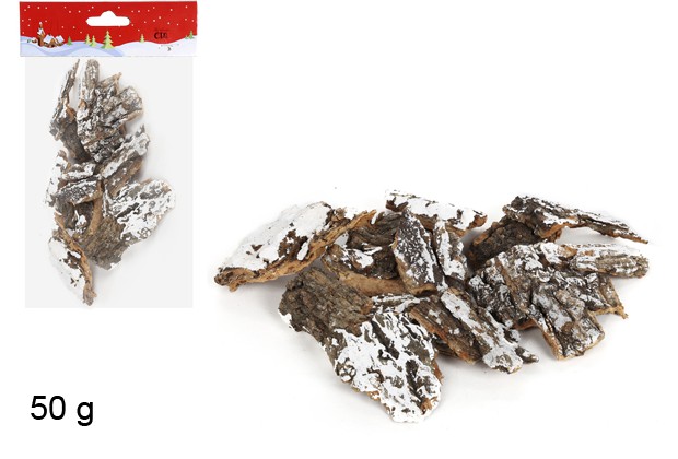 Corteccia d'albero naturale nevosa 50 gr.
