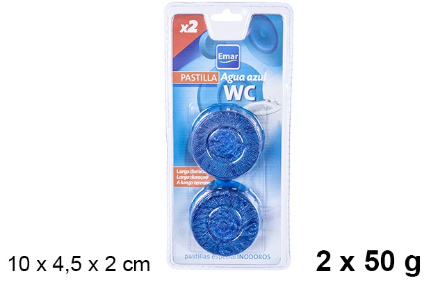 Pílula de água azul 2x50 gr.