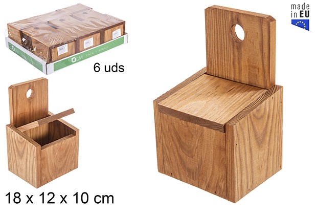 Mahogany wood salt shaker