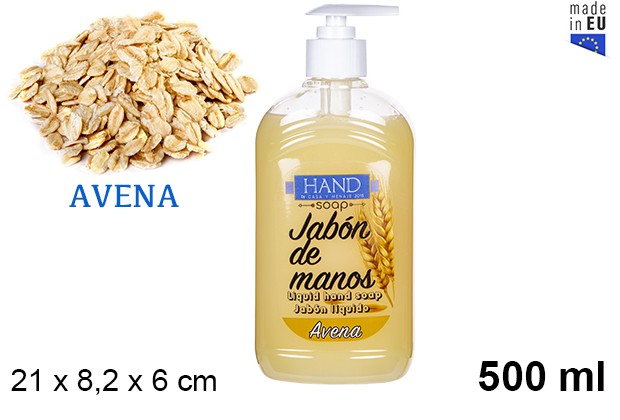 Sabonete líquido de aveia 500 ml