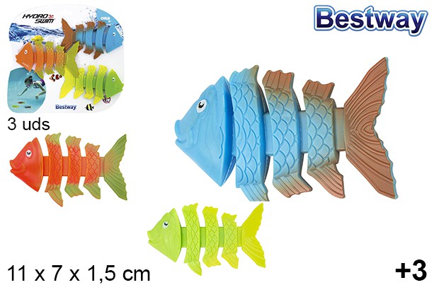 Plastic fish for diving Squiggle Wiggle +3 years