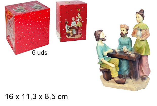 Figura in resina che serve taverna