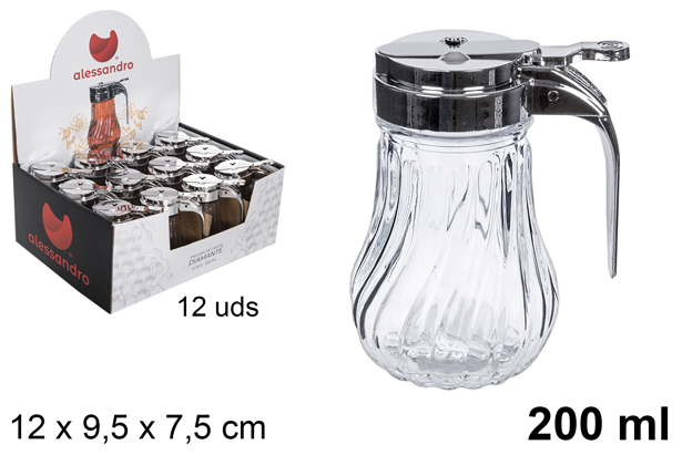 Mielera cristal Diamante 200 ml