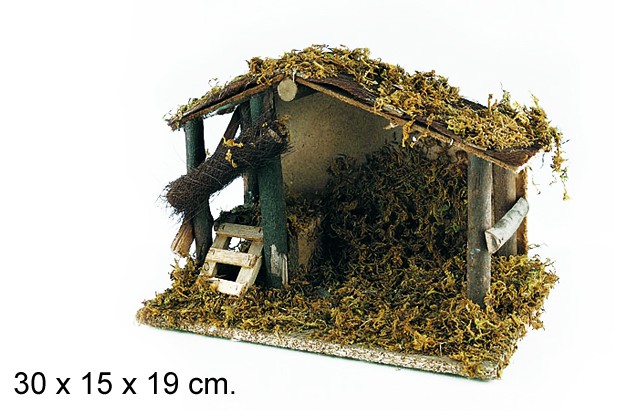 Cabine de madeira 30x15x19 cm