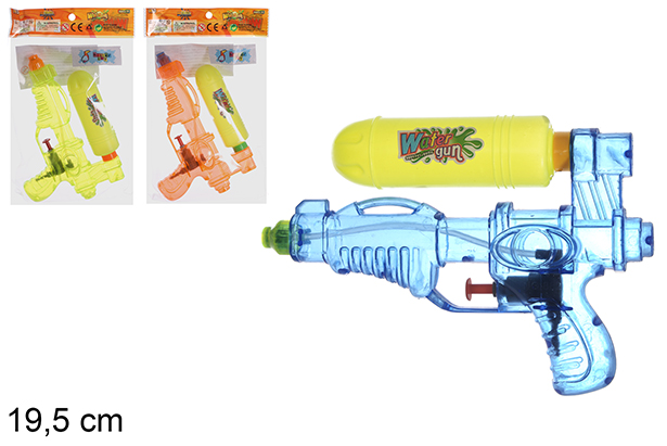 [108465] Pistola de água cores sortidas 19,5 cm