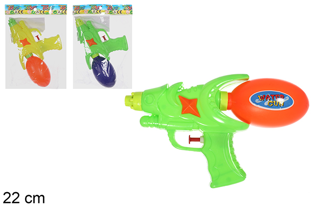 [108473] Pistola de água cores sortidas 22 cm