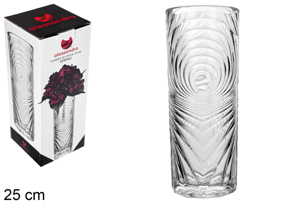 Vaso de vidro Spring 25 cm