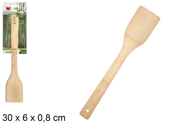 Spatule lisse en bambou 30 cm  