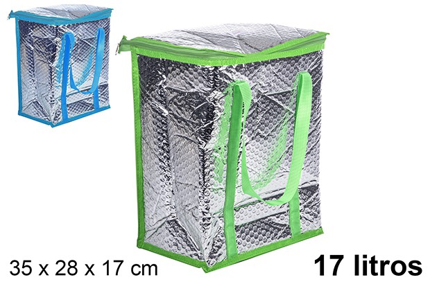 Sac isotherme en aluminium 17 l.