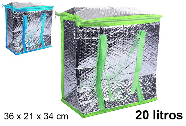Sac isotherme en aluminium 20 l.