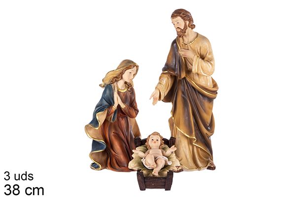 Nacimiento 3 piezas 38 cm