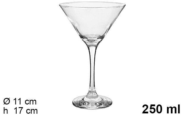 Copo cristal Martini 250 ml