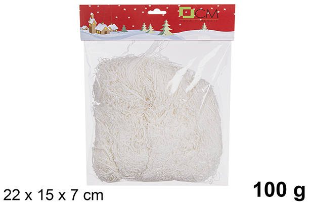 Paglia di carta bianca in sacchetto 100 gr.