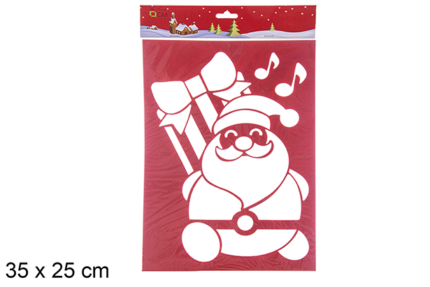 Plantilla Navidad Papa Noel 35x25 cm