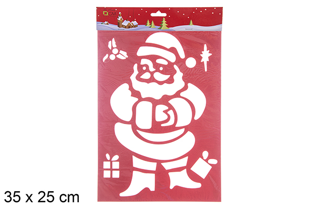 Plantilla Navidad Papa Noel 35x25 cm