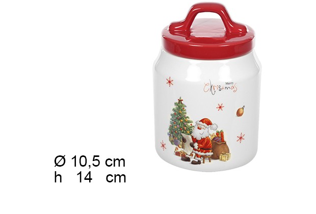 Pot en céramique de Noël 10,5 cm