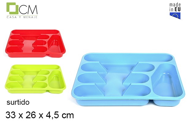 [103006] Plastic cutlery holder in assorted colors