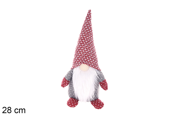 Pelúcia anã com pés e braços 28 cm