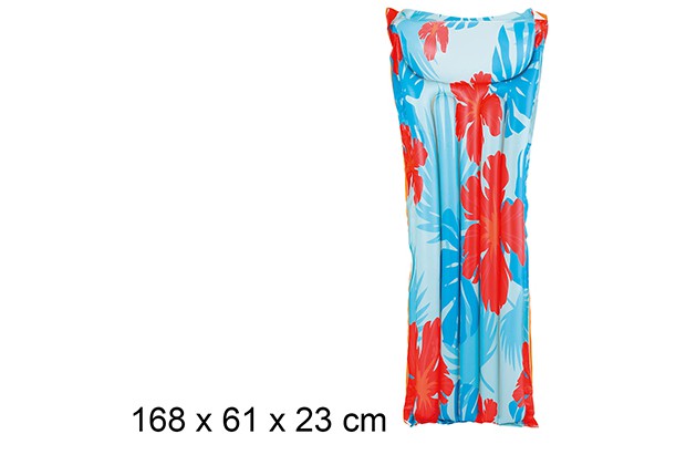 Colchão inflável tropical 168x61 cm