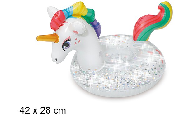 Glitter Unicorn drink holder 49x25 cm