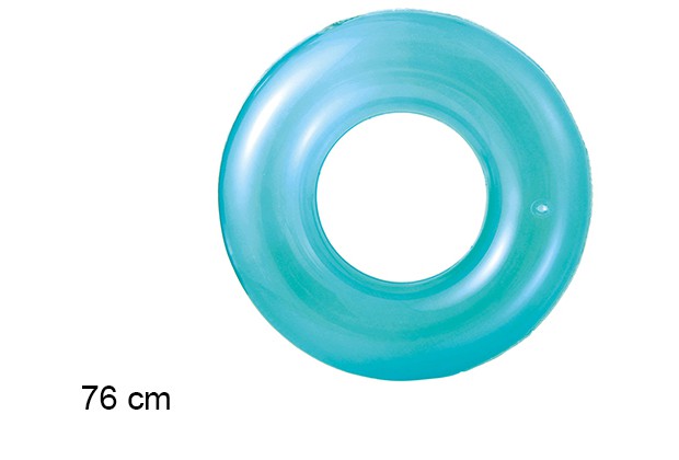 Galleggiante gonfiabile azzurro 76 cm