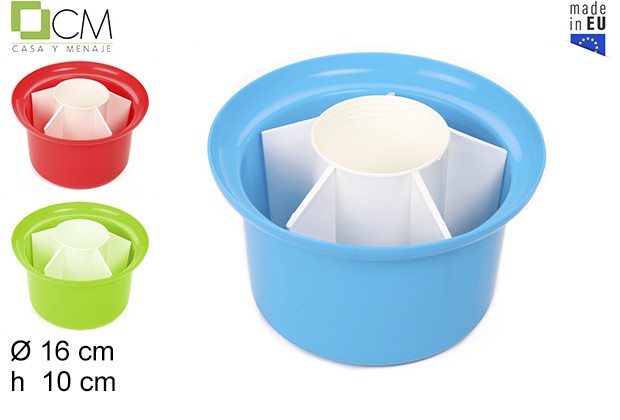 [102927] Égouttoir à couverts rond en plastique de couleurs assorties