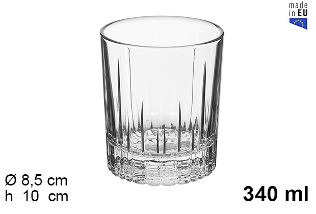 Vaso cristal whisky Kalita 340 ml