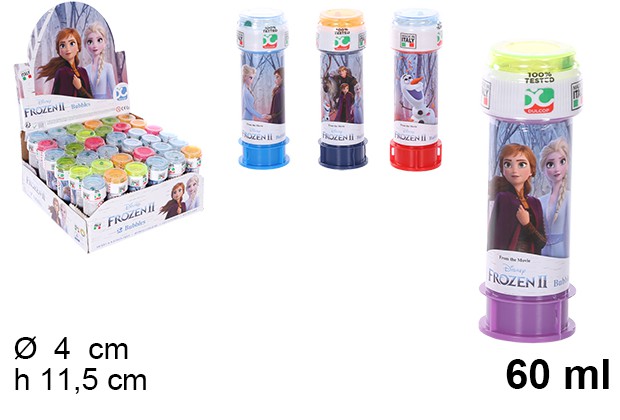 Bolle di sapone Frozen II 60 ml