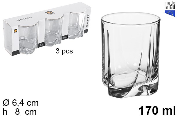 BICCHIERE DA VINO SHINE 170 ML