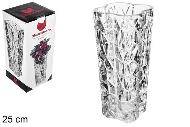 Vaso de vidro Cairo 25 cm