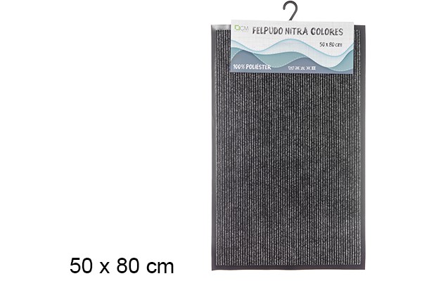 Zerbino grigio Nitra 50x80 cm