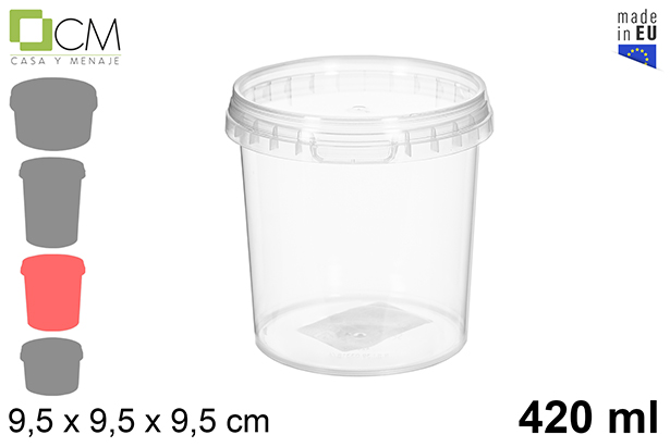 [110462] Contenitore multiuso in plastica 420 ml