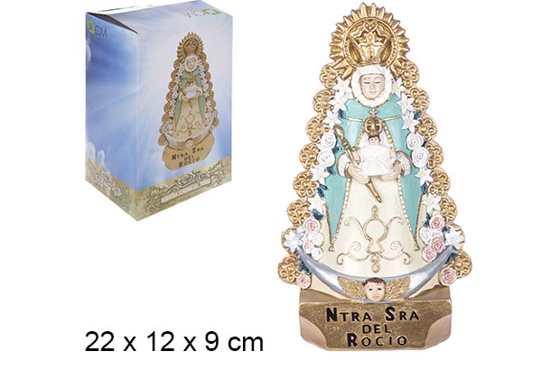 Figurine Notre-Dame de Rocío 22 cm
