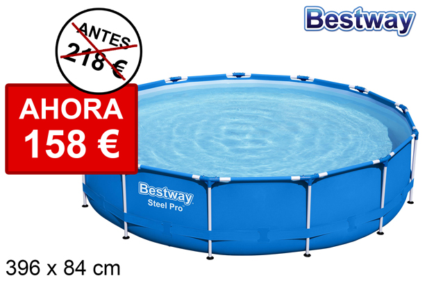 Piscine tubulaire ronde 396x84 cm
