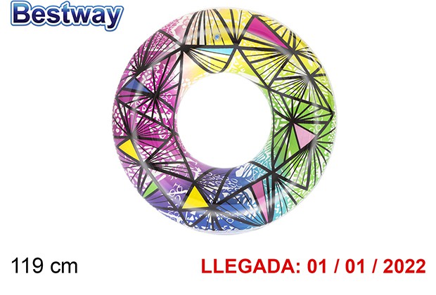 Stained Glass inflatable float 119 cm