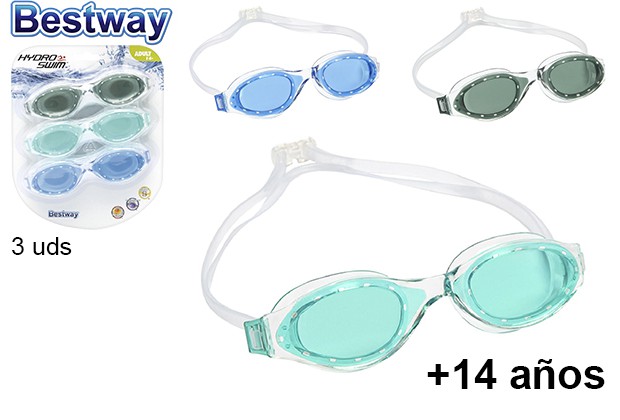Pack 3 swimming goggles IX-1400 + 14 years