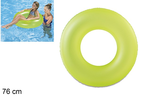 Boia insuflável amarelo néon 76 cm