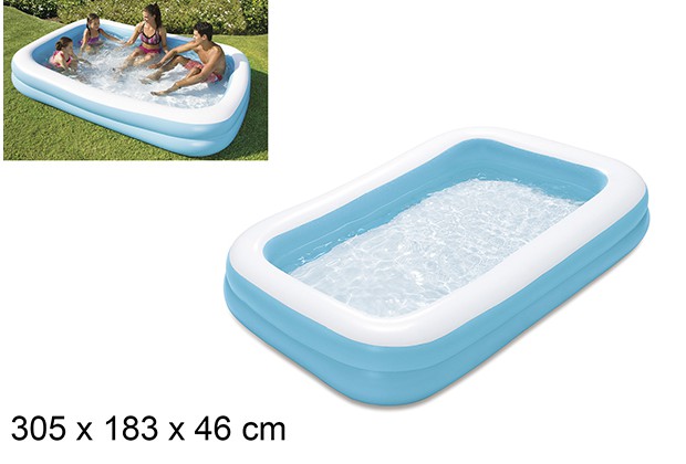 Piscina hinchable familiar 305x183 cm