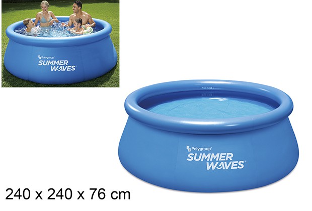 Piscina gonfiabile per famiglie ad anello 240 cm