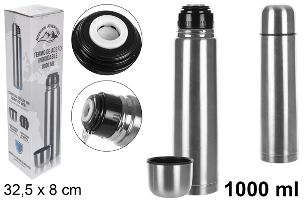 Thermos in acciaio inox 1.000 ml