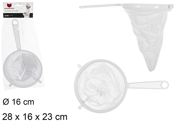 Filtre passoire 16 cm
