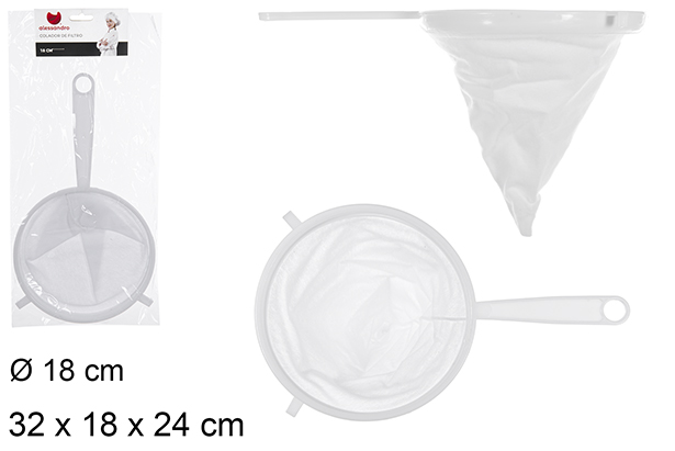 Filtre passoire 18 cm