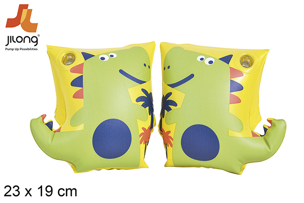 Braccioli gonfiabili dinosauro 23x19 cm