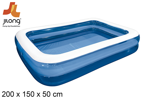 Piscine gonflable rectangulaire 200x150x50 cm
