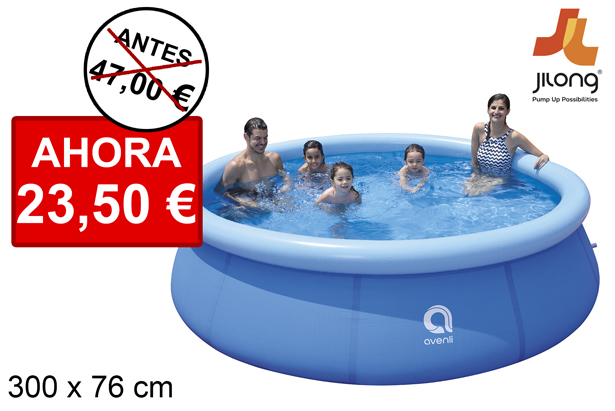 Inflatable ring pool without purifier 300x76 cm