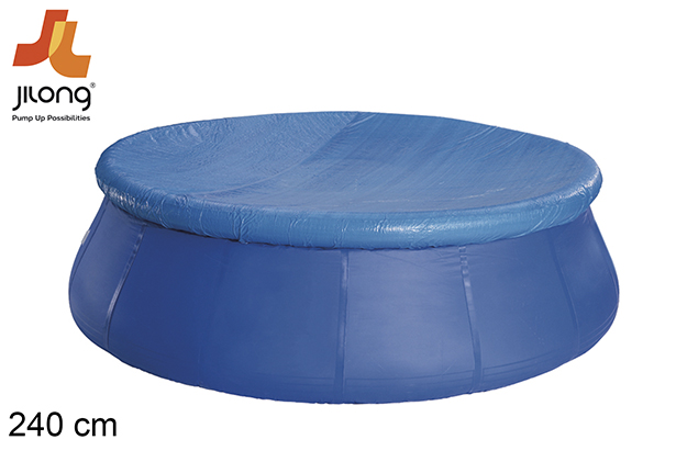 Couverture de piscine avec corde de fixation 240 cm