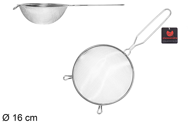 Colador metal 16 cm
